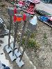 370 · 5 x STAINLESS STEEL BOTTLE STANDS, (RAISED STUBBIE HOLDERS)