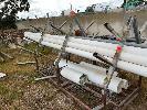 Stainless Steel Double Sided Pipe Rack, 4 Tier
