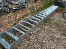 448 · GALV STEP SET, 4m RISE APPROX x 600mm, NEW
