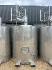 91 · SEAM WINE STORAGE TANK,, 7.5KL CAP, TOTAL HEIGHT WITH HAND RAIL ACCESS 3.7m, WITH COOLING PLATE, TOP & SIDE HATCH'S, HAND RAIL PLATFORM, PENTAIR VALVE, 2 WELD IN ADAPTORS, DOUBLE SIDED, FORK POCKETS & LIFT LUGS