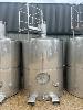 92 · SEAM WINE STORAGE TANK,, 7.5KL CAP, TOTAL HEIGHT WITH HAND RAIL ACCESS 3.7m, TOP & SIDE HATCH'S, HAND RAIL PLATFORM, PENTAIR VALVE, 2 WELD IN ADAPTORS, DOUBLE SIDED, FORK POCKETS & LIFT LUGS