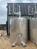 93 · SEAM WINE STORAGE TANK,, 7.5KL CAP, TOTAL HEIGHT WITH HAND RAIL ACCESS 3.7m, TOP & SIDE HATCH'S, HAND RAIL PLATFORM, PENTAIR VALVE, 2 WELD IN ADAPTORS, DOUBLE SIDED, FORK POCKETS & LIFT LUGS