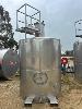 95 · SEAM WINE STORAGE TANK,, 7.5KL CAP, TOTAL HEIGHT WITH HAND RAIL ACCESS 3.7m, TOP & SIDE HATCH'S, HAND RAIL PLATFORM, PENTAIR VALVE, 2 WELD IN ADAPTORS, DOUBLE SIDED, FORK POCKETS & LIFT LUGS