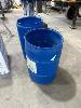 2 X Pvc Barrels/Bins, 114 Litre, No Lids