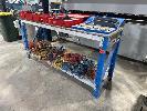 164 · STEEL FRAME WORK BENCH, 1800 x 600mm, PARTICLEBOARD TOP