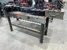179 · HEAVY DUTY STEEL BENCH, 1800 x 800mm WITH OFFSET VICE, 8"