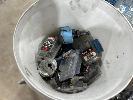 183 · BUCKET OF ASSORTED HOLE SAWS & BROACH DRILLS