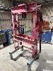 Hydraulic Shop Press,, Dual Action Manual Pump, 45t Approx, Rise & Fall Table