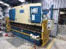 201 · MAXI AUSTRALIA, HYDRAULIC PRESS BRAKE, MOD: EMOPB100/3200, DOM: 2006, NC CONTROLS, PEDESTAL CONTROLS, 3200mm (W), 100 TONNE, SAFETY BEAMS, 4 WAY TOOL BLOCK, BLADE, MULTIPEL SECTIONS