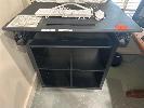 4 · VARI DESK 36" ADJUSTABLE HEIGHT DESKTOP PLUS PIGEON HOLE SHELF UNIT