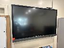 19 · BENQ ELECTRONIC INTERACTIVE FLAT PANEL, MOD: RP7507, 4K CAMERA, TOUCH PENS, WALL BRACKET & REMOTE