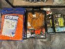 41 · 3 x WELDCLASS HI VIS ORANGE JACKETS, PYROMATE RED WELD JACKET, XL & VESTS