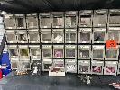 57 · 6 x 6 DRAWER UNITS WITH TIG & MIG WELDING ACCESSORIES, INCLUDING NOZZLES, COLLETS, BACK CAPS, GAS FITTINGS, ETC
