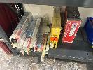63 · ASSORTED PACKS HARDFACING GOUGE RODS, STAINLESS STEEL WIRE, GAS RODS, ETC