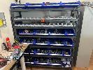 65 · METRIC STAINLESS STEEL FASTENERS SET, COMPLETE RACK INCLUDING, M5, M6, M8, M10, M12, M16, 20-180mm & NUTS, WASHERS, ETC & 180cm 7 TIER RACK