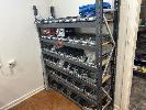 Metric Galc Fasteners Set, Complete Rack Including, M6-M2, Up To 220mm & Nuts, Washers, Etc & 180cm Rack