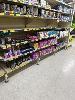 73 · LARGE QTY OF CAT FOOD, DINE, PURINA, WHISKAS, 3 x SHELVES