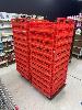 90 · 40 x BREAD CRATES, WITH MOBILE DOLLEY, 1200 x 600mm