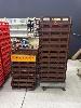 91 · 35 x BREAD CRATES, WITH MOBILE DOLLEY, 600 x 600mm