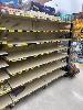 112 · RETAIL MODULAR GONDOLA SHELVING, 40m DOUBLE SIDED SHELVES, 30m SINGLE SIDED SELVES