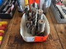 9 · 10 x ASSORTED SUTTON, DOLMAN END MILLS, UP TO 50mm NO GST