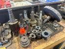 95 · QUANTITY ASSORTED TAPER TOOL HOLDERS, COLLETS, CUTTERS, SPANNERS, ETC NO GST