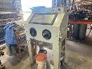 166 · GRIT BLAST CABINET, MOD: SBC350, 950 x 600mm CABINET, SPARE SCREENS, HOSES, GRIT, ETC, 240V/AIR OP, DOM: 2016 NO GST