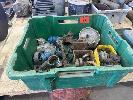 183 · STEERING KNUCKLES, BEARINGS, SUPPORTS, PIN PUNCHES,1 x TUB & STEEL DRAWER SET NO GST