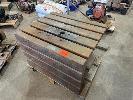 236 · SEGMENTED 2 SIDED WORK BLOCK, 800 x 650 550mm, EX RADIAL DRILL NO GST