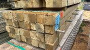 6244608, Pack Of Cca Treated Pine Timber Posts Merch Grade, 90 X 90 Mm, 32 Lengths @ 3 Mtrs = 96 L/M