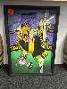 3 x FRAMED AFL MASCOT PRINTS, 625 x 980mm
