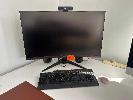 67 · COMPUTER, CUSTOM BUILT, CORE i5 11600 @ 2.8GHz, 16GB RAM, 500GB SSD, INTEL UHD GRAPHICS 750, Z590 UD AC MOTHERBOARD, KEYBOARD & MOUSE WITH 1 x AOC C32G2E 31.5" CURVED MONITOR, , ** ITEMS LOCATED UPSTAIRS **