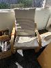 2 X Bentwood Grey Fabric Visitors Chairs, , ** Items Located Upstairs **