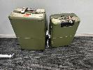 2 X Matching Green Suitcases, , ** Items Located Upstairs **