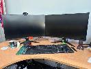 Computer, Custom Built, Core I5 11600 @ 2.8ghz, 16gb Ram, 500gb Ssd, 4gb Nvidia Geforce Gt 1030 Video, Z590 Ud Ac Motherboard, Keyboard & Mouse With 2 X Aoc 32g2wg3 31.5" Curved Monitors, , ** Items Located Upstairs **