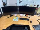 Computer, Custom Built, Antec Dark Phantom Case, Core I7 12700f @ 2.1ghz, 32gb Ram, 500gb Ssd, 8gb Nvidia Geforce Rtx 5060 Ti Video, H610m Motherboard, Keyboard & Mouse With 2 X Samsung Ls32d39xg 32" Curved Monitors, , *** Items Located Upstairs ***