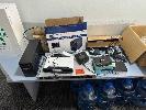 Qty Networking Including,, Ubiquiti Unifi Network 48-Port Switch Usw-48, Mikrotek Router, Netgear Nighthawk Modem, Tp-Link 5-Port Switch, Intel Nuc Mini Pc, Digitech Ups