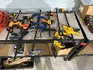 7 X F Clamps Quick Action, G Clamps & Power Cord