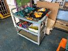 Poly Cleaners Trolley, 3 Tier & Contents