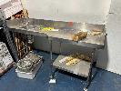 Stainless Steel Bench With Hand Basin, 1,900 X 600mm