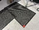 11 x RUBBER FLOOR MATS, 1500 x 900mm, BLACK