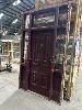CIRCA 1890 STUNNING LEADLIGHT DOOR SET, 2730 x 1600