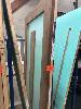 14 · MERBAU GLASS ENTRY DOOR, 2340 x 1200 x 40