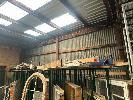54 · RACK OF ASSORTED SHELVES & PELMETS, MERANTI