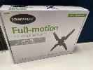 37 · TV WALL MOUNT, STANDARD AV MEDIUM FULL-MOTION FOR UP TO 55-INCH, SAVMF120-B2, (RRP $145) (BOXED), (SUBJECT TO INSURANCE CLAIM)