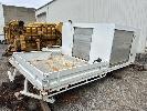 141 · TRUCK TRAY FITTED WITH 4 COMPARTMENT STORAGE UNIT MOUNTED TO THE FRONT, 3 COMPARTMENTS WITH ROLLER DOORS,, TRAY SIZE 4200(L) X 2400(W) X 1420mm (H) NO GST