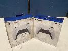 156 · 2 x SONY PS5 DUALSENSE WIRELESS CONTROLLERS - WHITE, (RRP $236) (BOXED), (SUBJECT TO INSURANCE CLAIM)