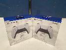 155 · 2 x SONY PS5 DUALSENSE WIRELESS CONTROLLERS - WHITE, (RRP $236) (BOXED), (SUBJECT TO INSURANCE CLAIM)