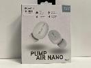 107 · EARBUDS, BLUEANT PUMP AIR NANO MICRO TRUE WIRELESS - ARCTIC WHITE, (RRP $48) (BOXED), (SUBJECT TO INSURANCE CLAIM)