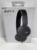 143 · HEADPHONES, SONY ZX110 ON-EAR - BLACK, MDRZX110B, (RRP $26) (BOXED), (SUBJECT TO INSURANCE CLAIM)